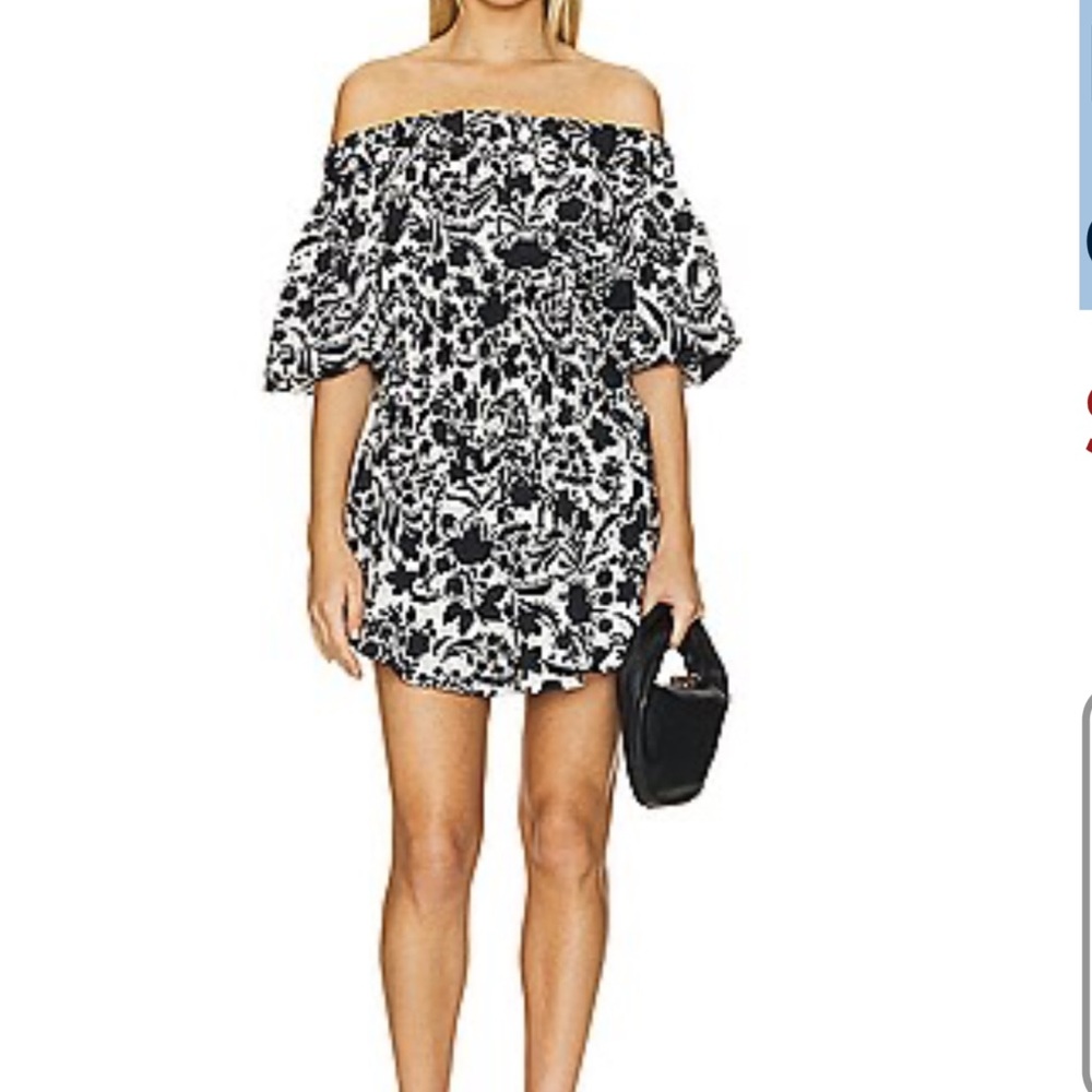 NWT MISA LOS ANGELES Marta Mini Dress
Color: Flora Negra Ditsy, Size Small